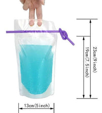 Load image into Gallery viewer, Adult Drink Pouch Its Cocktail Hour Somewhere
